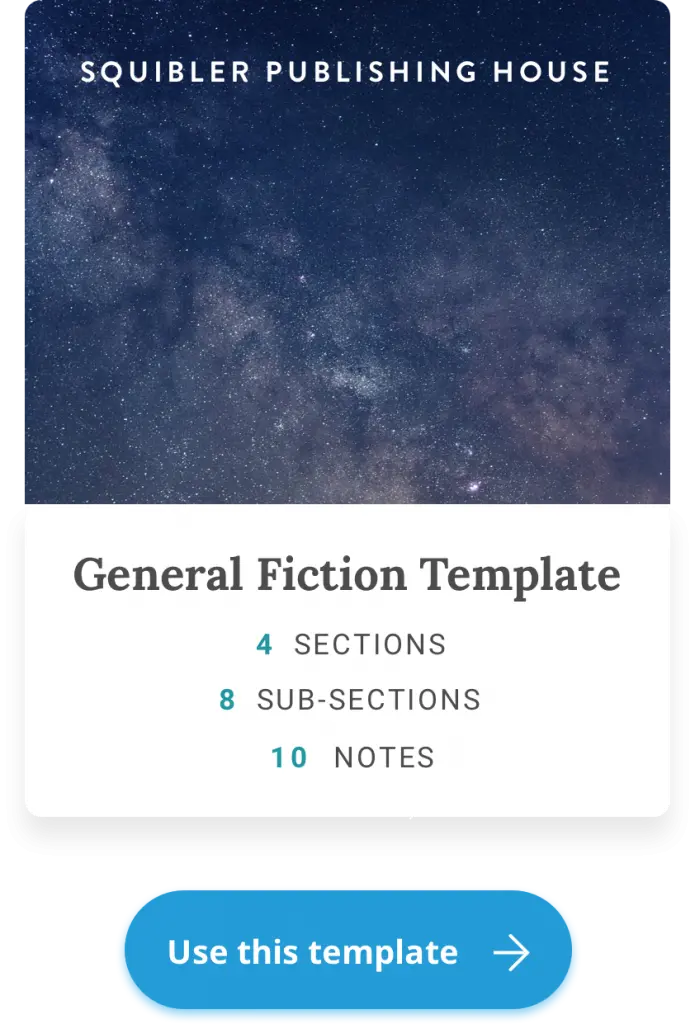 general fiction template